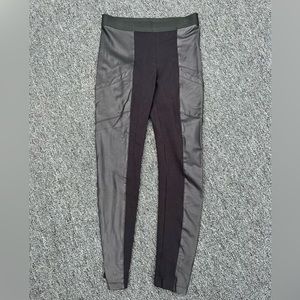 BCBGMaxAzria Faux Leather Panel leggings